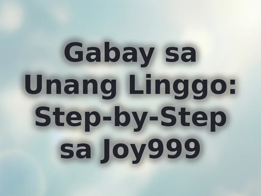 Gabay para sa bagong player